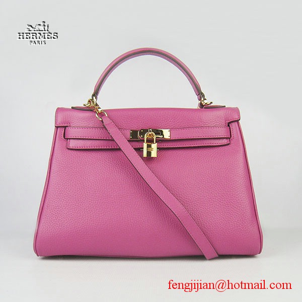 Hermes Kelly 32cm Togo Leather Bag Peachblow 6108 Gold Hardware Hermes Kelly 32cm Togo Leather Bag Peachblow 6108 Gold Hardware